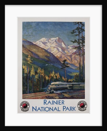 Rainier National Park Poster by Gustav Krollmann