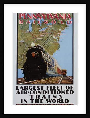 Pennsylvania Railroad Poster by Grif Teller