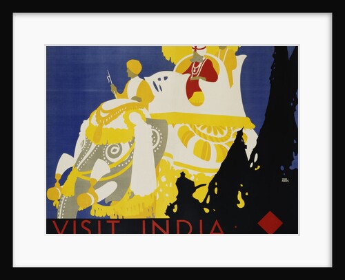 Visit India Poster by Tom Purvis