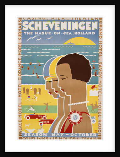 Scheveningen - The Hague-On-Sea - Holland Poster by Louis Kalff