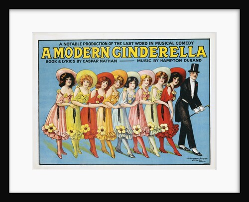 Poster Advertisement for A Modern Cinderella by Anonymous