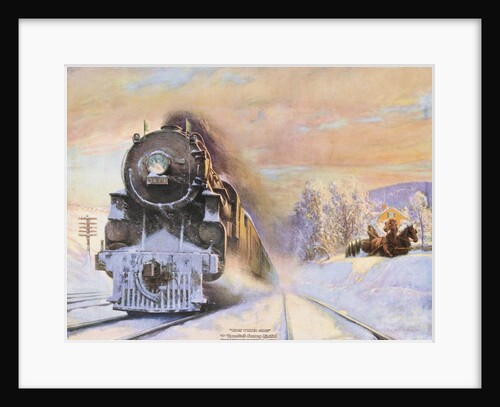 When Winter Comes, New York Central Lines by Walter L. Green