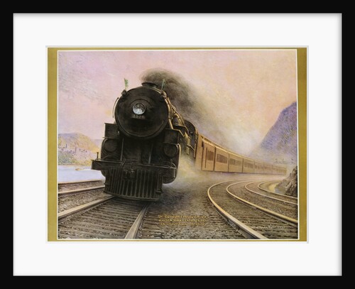 The Twentieth Century Limited of the New York Central Lines Poster by W.H. Foster