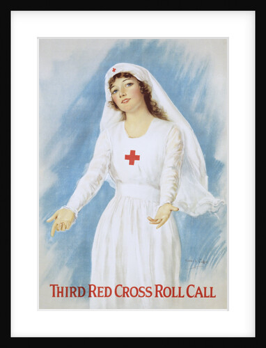 Third Red Cross Roll Call Poster by Haskell Coffin