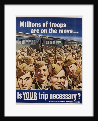 Is Your Trip Necessary? Poster by Montgomery Melbourne