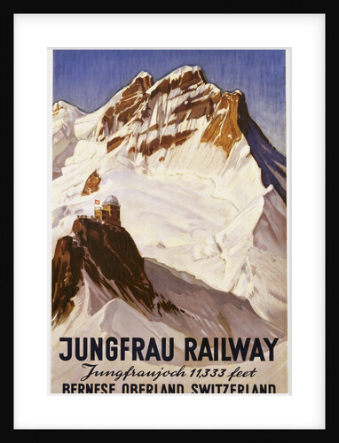 Jungfrau Railway Poster by E. Hovel