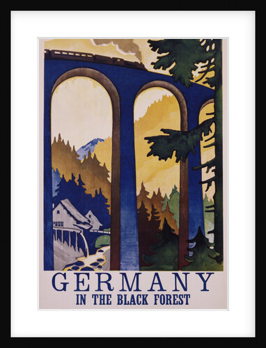 Germany in the Black Forest Poster by Friedel Dzubas
