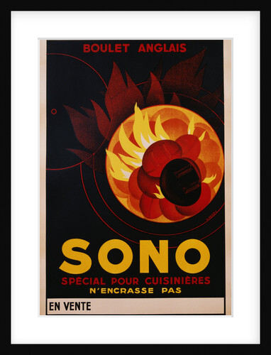 Poster Advertisement for Sono Kitchen Stove Fuel by Anonymous