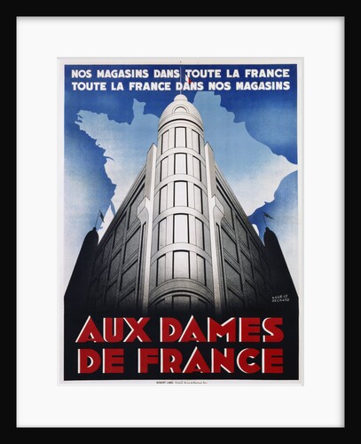 Aux Dames de France Poster by Maurice Pecnard