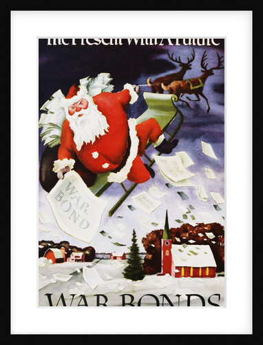 The Present with a Future War Bonds Poster by Adolf Dehn