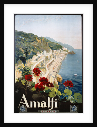 Amalfi Poster by Mario Borgoni