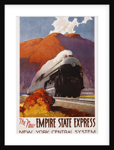 The New Empire State Express Poster by Leslie Ragan