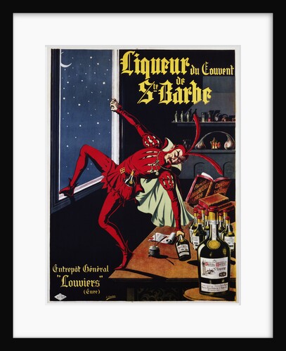 Liqueur du Convent de Ste. Barbe Poster by L. Conchon