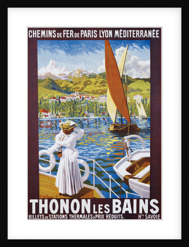 Thonon les Bains Poster by Robert Boullier