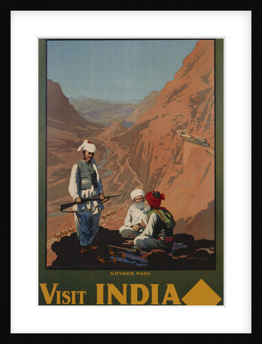 Visit India - Indian State Railways, Khyber Pass Poster by Bylityllis