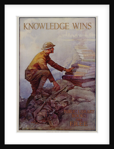 Knowledge Wins Poster by Dan Smith