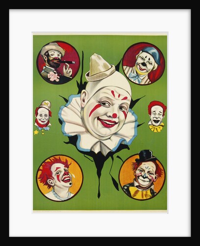 Menage of Clowns Poster by Anonymous