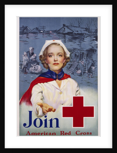Join American Red Cross Recruitment Poster by R.C. Kauffmann