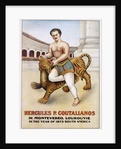 Poster Advertisement for Hercules P. Coutalianos by Anonymous