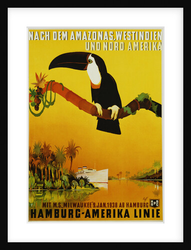 Hamburg-Amerika Linie Poster by Albert Fuss