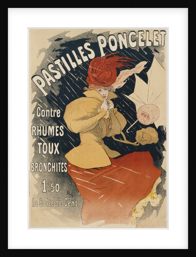 Pastilles Poncelet Poster by Jules Cheret