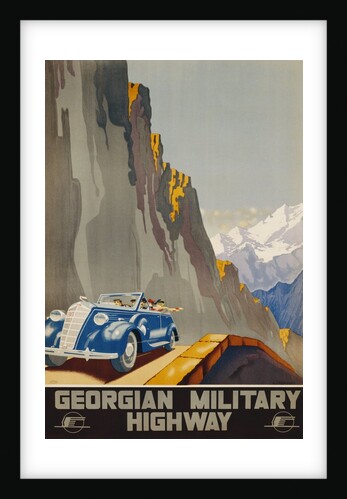 Georgian Military Highway Poster by Alexander Jitomirsky