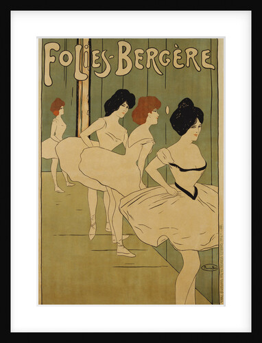 Folies-Bergere Poster by Maurice Biais
