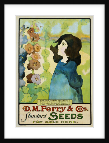D.M. Ferry & Co's. Standard Seeds Poster by Anonymous