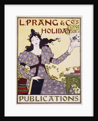 L. Prang & Co.'s Holiday Publications Poster by Louis John Rhead