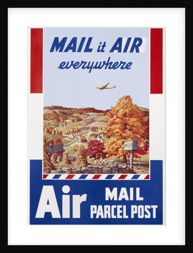 Air Mail Parcel Post Poster by Melbourne Brindle