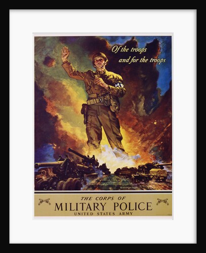 The Corps of Military Police Recruitment Poster by Jes Schlaikjer