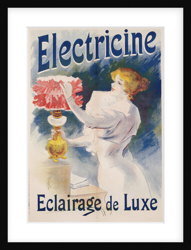 Electricine Poster by Lucien Lefevre