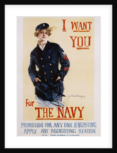 I Want You for the Navy Poster by Howard Chandler Christy