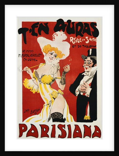 T'en Auras, Parisiana Poster by Jack Abeille