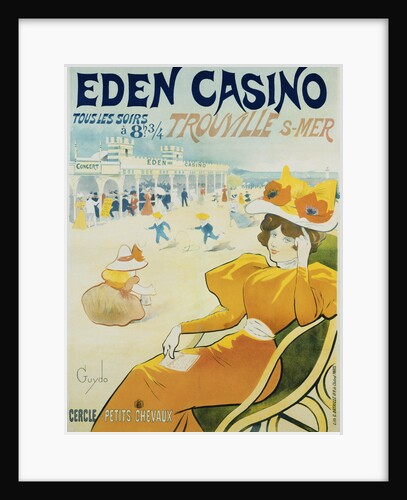 Eden Casino Poster by Henri Guydo