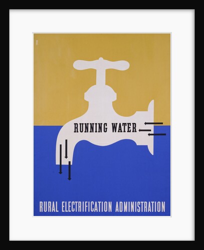 Running Water: Rural Electrification Administration by Lester Beall