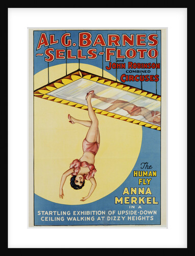 The Human Fly - Anna Merkel Poster by Anonymous