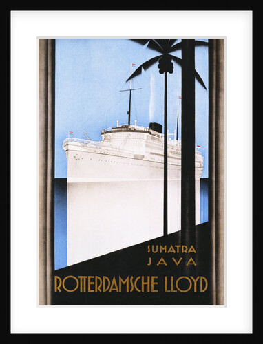 Rotterdamsche Lloyd Poster by Johann von Stein