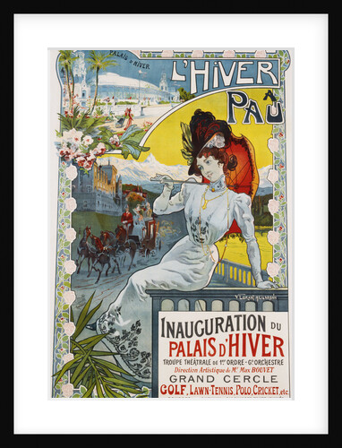 L'Hiver a Pau Poster by Vincent Lorant-Heilbronn