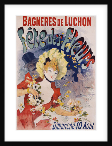 Bagneres de Luchon Fete des Fleurs Poster by Jules Cheret