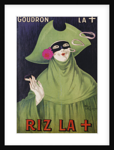 Riz La + Tobacco Paper Poster Advertisement by Henry Le Monnier