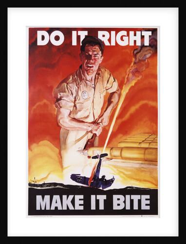 Do It Right, Make It Bite Poster by Cecil Calvert Beall