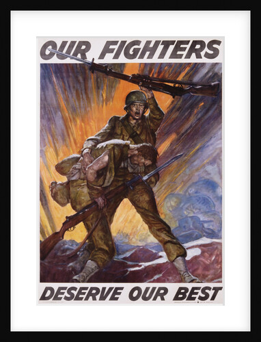 Our Fighters Deserve Our Best Poster by Anonymous
