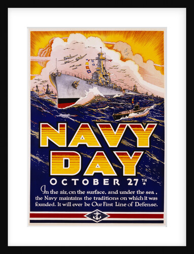 Navy Day October 27th Poster by Matt Murphey