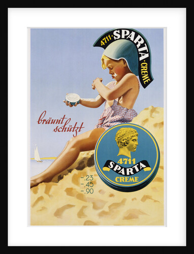 Sparta Creme Poster by Anonymous