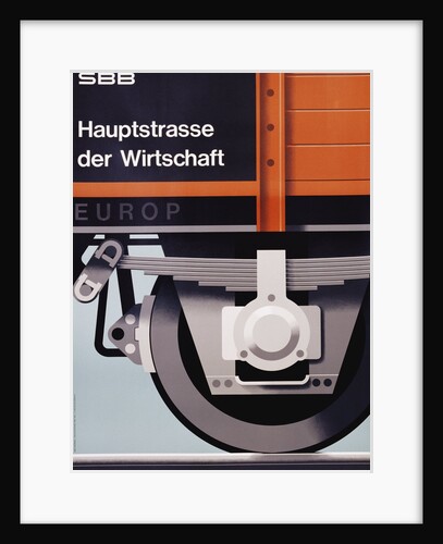 Hauptstrasse der Wirtschaft Poster by Hans Hartmann