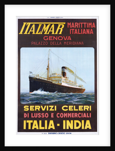 Italmar Marittima Italiana Poster by Anonymous