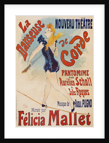 La Danseuse de Corde by Jules Cheret
