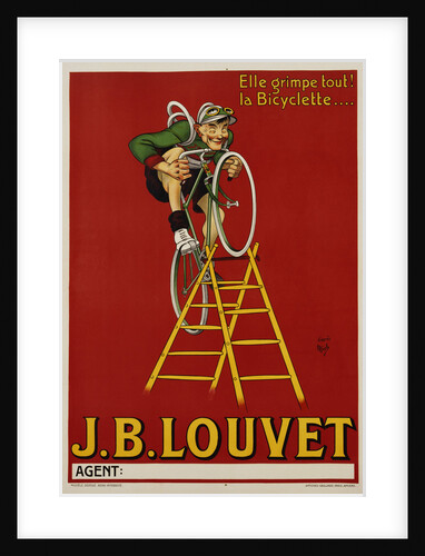 J.B. Louvet Bicycles Poster by D'Apres Mich