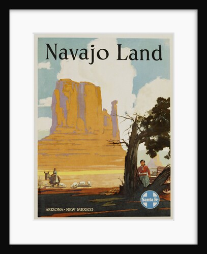 Navajo Land Santa Fe Railway Poster by Anonymous